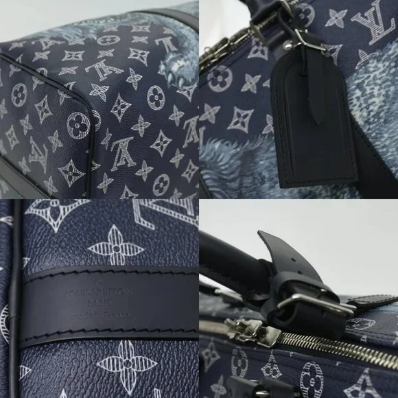 LOUIS VUITTON Monogram savanna Keepall Bandouliere 45 Boston M54129 Auth 33473S - Picture 14 of 15